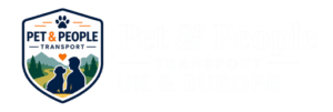 Pet And People Transport Uk Logo White